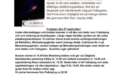 Konstrunda på Falbygden med Anders och Anki