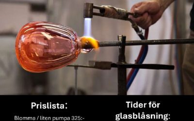 PROVA PÅ GLASBLÅSNING!